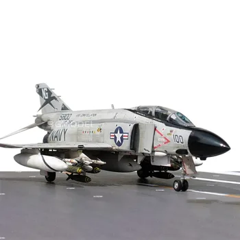 ACADEMY 12515 F-4J с цветоделением без лепило, Събрана модел палубного изтребител, Модел MCP Phantom II, подарък Играчка