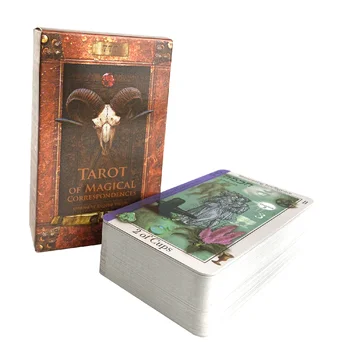 Таро магически съответствия Тесте карти, Английското и предсказания за съдбата на Семейно парти игра за начинаещи Гадающий оракул