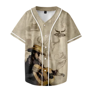 Бейзболна риза с шарени 2023, лятна тениска с къс ръкав, унисекс, Jersey2210